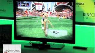 Kinect Sports (Soccer KoOp) - Gameplay-Demo, gamescom (Microsoft Play Day 2010)