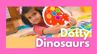Dotty Dinosaurs Game With Zaria ! @littlezaria  Orchads toys #Funlearning screenshot 1