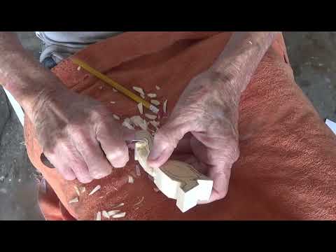 Whittling The Pelican And Discussing The Fun Of Carving