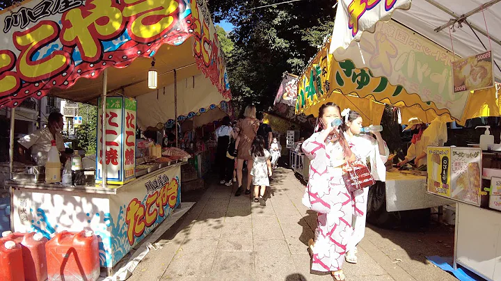 【4K】Walk on Hikawa-Temple, Shibuya in Tokyo 渋谷氷川神社祭り【2022】
