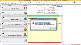Stay-over guests message during the Night Audit process screenshot 4