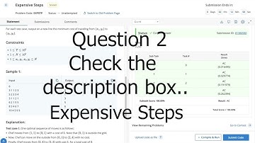Expensive Steps codechef starters  codechef Starters 67 Division 2 question 2