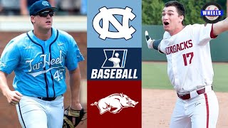 #10 North Carolina vs Arkansas (AMAZING!) | Supers Game 2 | 2022 College Baseball Highlights