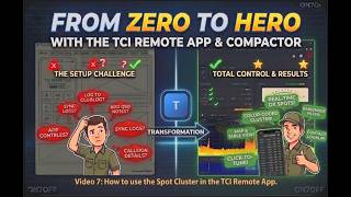 Video 7: How to use the spot cluster in the TCI Remote app.