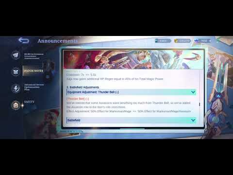 New Hero Dori, Marcel Paquito Argus Hanzo Nerf, Kaja Buff - Patch Notes 2.2.14 Advance Server MLBB
