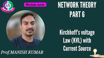 Network theory part 6| Kirchhoff