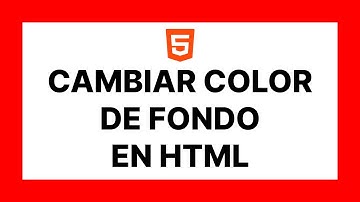 como CAMBIAR el COLOR de FONDO de una pagina web en HTML [FACIL] ✅