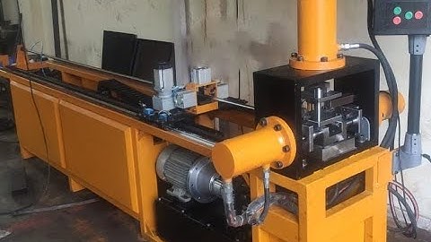 CNC Automated Punching Line for Structural Profiles - Tubes, Pipes, Angles, Channels, Beams.