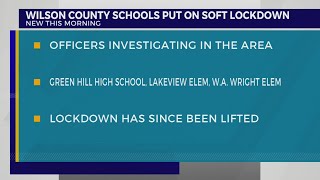 Soft lockdown lifted at 3 Wilson County Schools screenshot 1