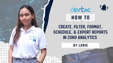 Zoho Analytics Tutorial: Create Reports, Add Filters, Schedule Emails & Export Data