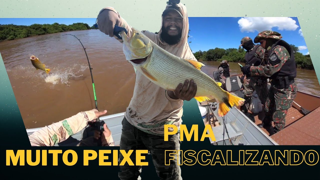 Primeira pescaria da temporada, muito peixe e Polícia Ambiental na ativa!