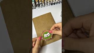 Diy sticker 🥝 #stickers #diyidea #tutorial #easycrafts #papercraft #adesivos