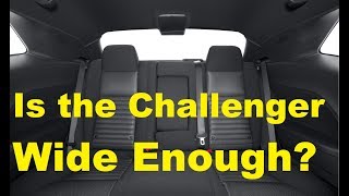 Rear Seat Comparison Dodge Challenger vs. Dodge Charger