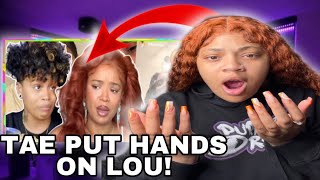 Tae Drops Receipts Of Lou Putting Hands On Her 🤯Lou Responds To Tae Video😳 || *Redslay Reaction*