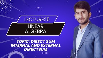 External and internal direct sum