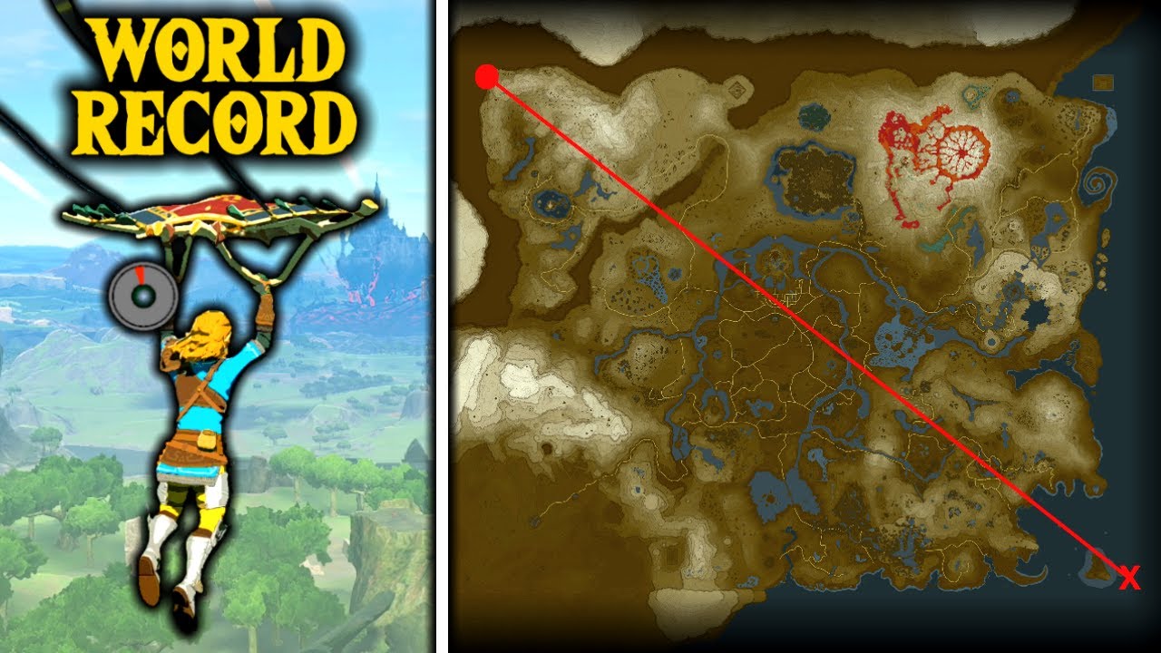 World Record Longest Paraglide in Tears of the Kingdom