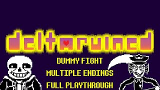 DELTARUINED CHAPTER 1 & 2 DEMO FULL PLAYTHROUGH (DELTARUNE MOD) [ No Commentary | Multiple endings ]