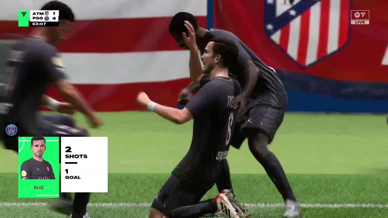FIFA 26 ATM VS PSG 7-1  , WORLD CLASS MODE
