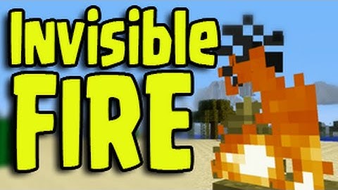 Minecraft PS3, PS4, Xbox, Wii U - INVISIBLE FIRE GLITCH