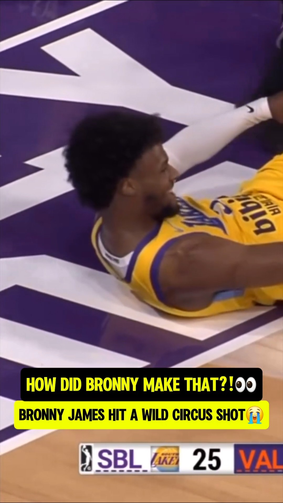 Bronny James really hit  THAT?
