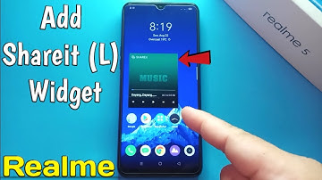 How to Add Shareit (L) Widget in Realme 5