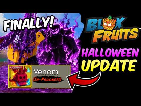 New Venom Rework HALLOWEEN UPDATE FINALLY! Trailer + Release Date in Blox Fruits👻
