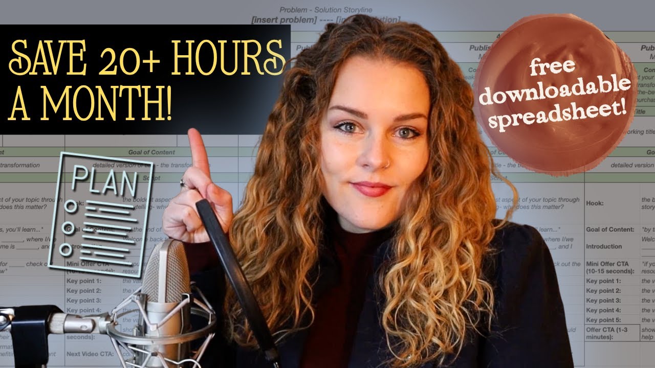 How I Plan a Month of YouTube Podcast Episodes in 2.5 Hours Using My Episode Script Outline