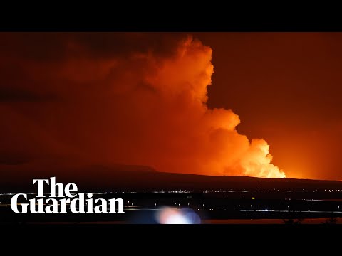 Iceland volcano in Reykjanes peninsula erupts after weeks of activity