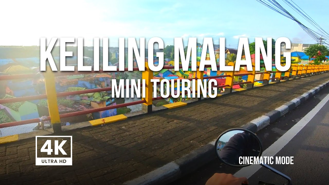 KELILING KOTA MALANG PAGI HARI - MINI TOURING SCOOPY | 4K HDR CINEMATIC