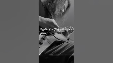 3 Notes Per String Phrygian Mode - #3notesperstring #Phrygian Mode