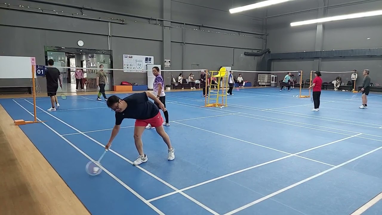 Badminton game, Zhongshan, China 3 4 26 3