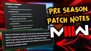 Celebrity These MWIII Pre Season Update Patch Notes are UNIMPRESSIVE Profile