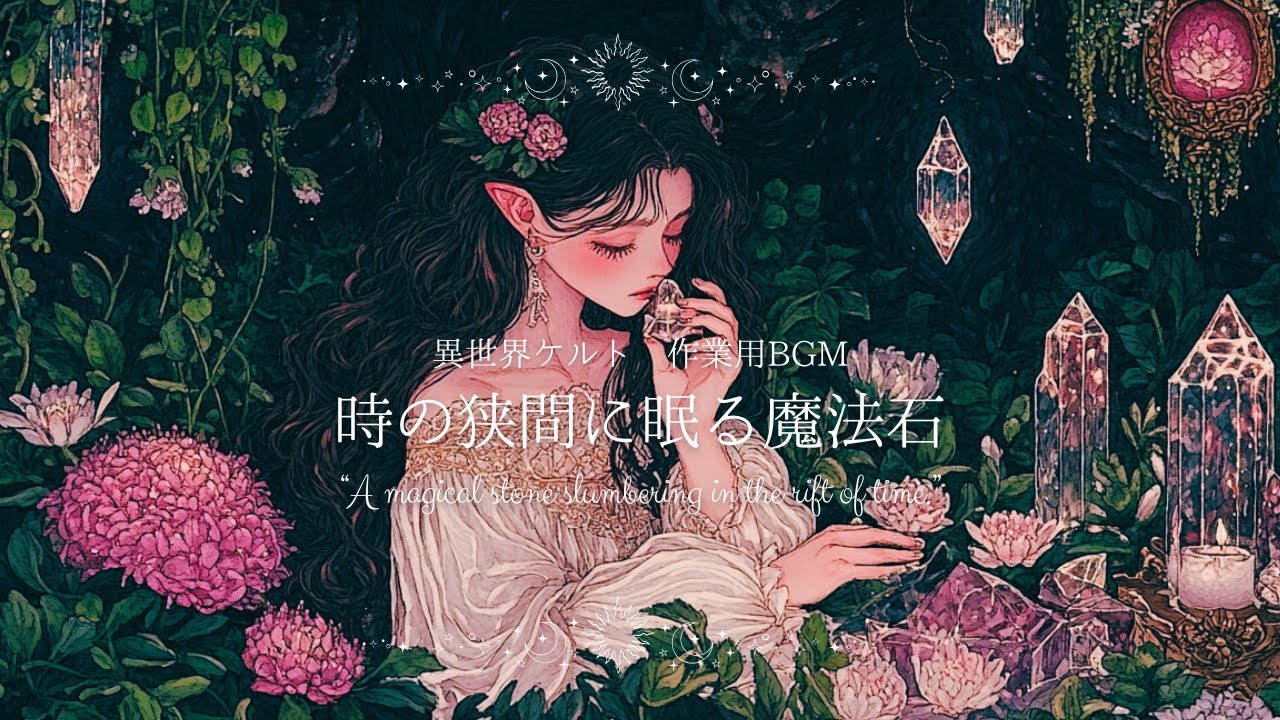 【作業用BGM】時の狭間に眠る魔法石−A magical stone slumbering in the rift of time− 【ケルト風|配信用|勉強用|瞑想用音楽】 【作業用BGM】時の狭間に眠る魔法石−A magical stone slumbering in the rift of time− 【ケルト風|配信用|勉強用|瞑想用音楽】