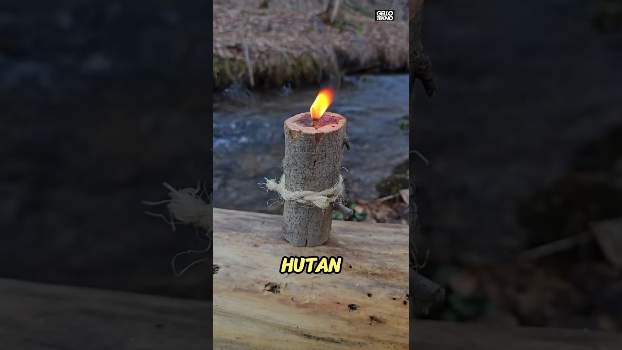 Lilin Super Awet Untuk Bertahan Hidup Di Hutan‼️😱