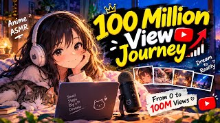 100 Million Views Journey 🫶🏻♥️.#journey #success #thankyou #asmrvideos screenshot 1