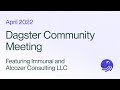 Dagster Community Meeting: Featuring Immunai and Alcozer Consulting LLC