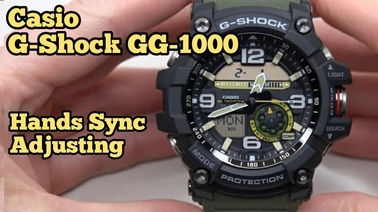 Casio G-Shock Mudmaster Hands GG-1000 G Shock Time Shock Time - YouTube