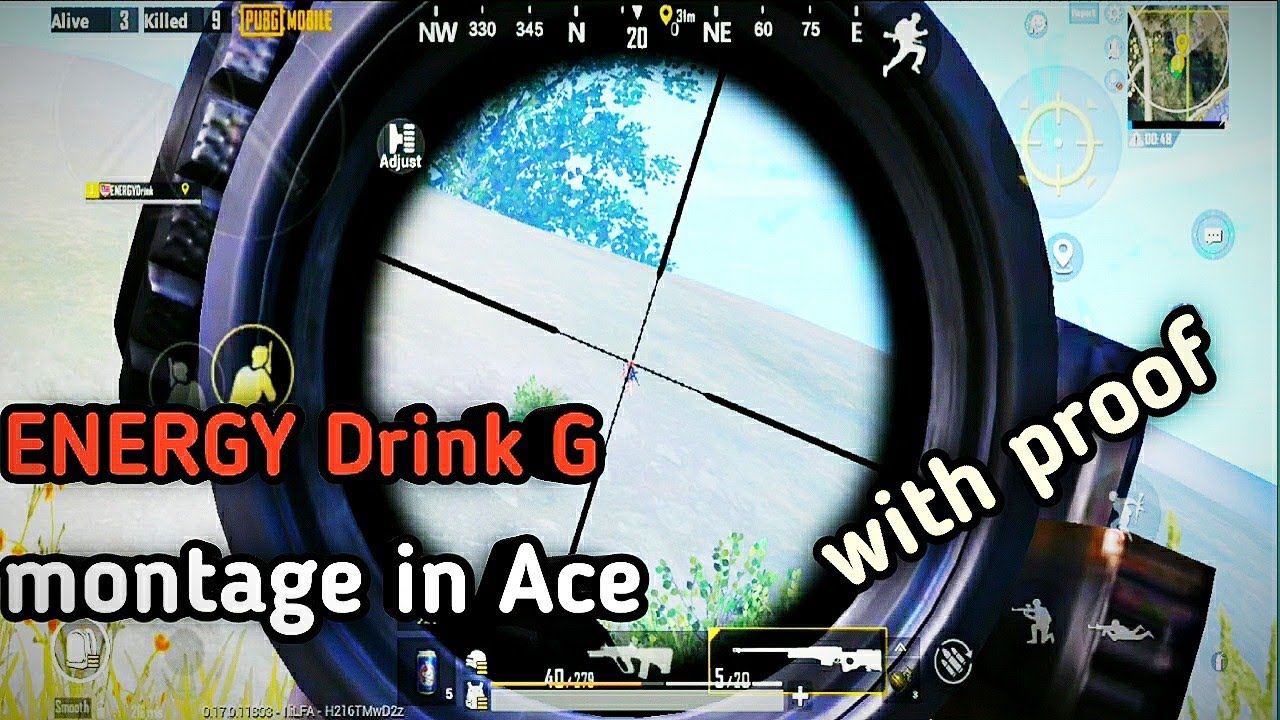 ENERGY Drink G PUBG MOBILE Montage 5 YouTube