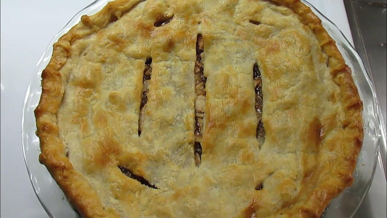 Homemade Fresh Apple Pie, with Red Rome apples YouTube