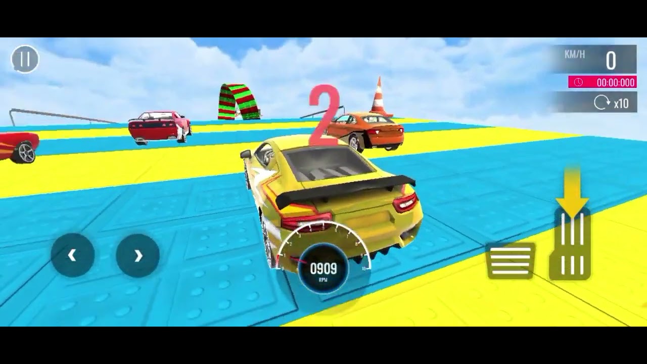 Mega ramp rumble game 💪 mega game cool clone 💪 viral game 2025