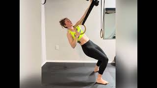 Single arm rotational ring row w/ press