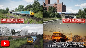 Blackpool Branches | West Coast Main Line: Preston - Carlisle | Route Hopping Special
