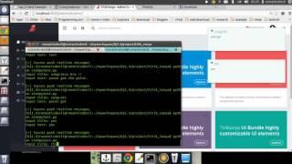 Interaction Web and Console Application using Real-time Technology System