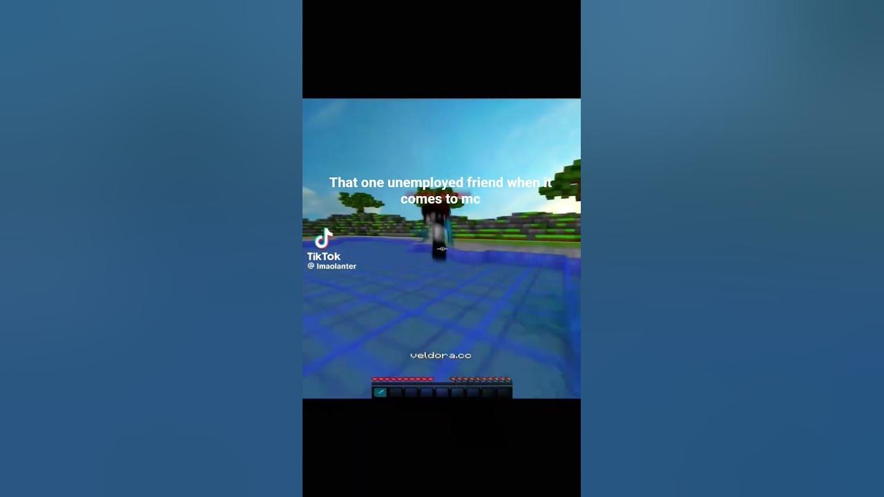 that one unemployed friend when it comes to minecraft😭 #fyp #minecraft #shorts