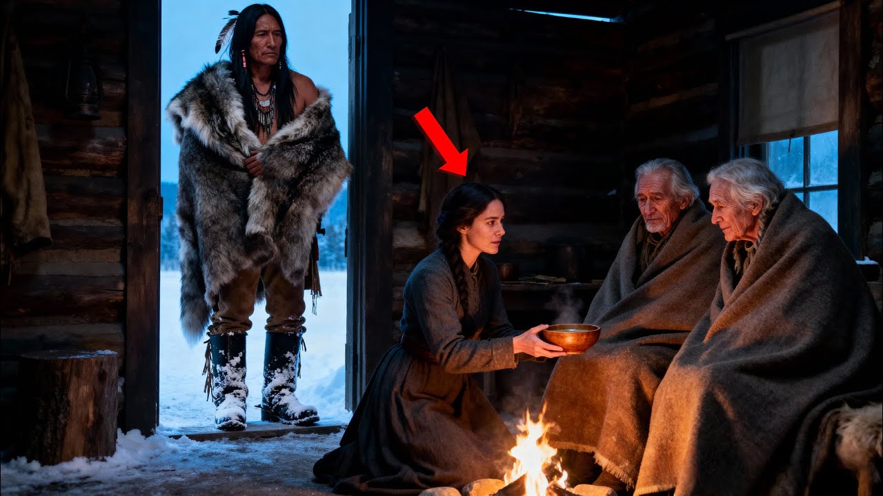 The Giant Cherokee Found Widow Feeding His Old Parents — What He Did Next Changed Her Life Forever