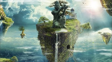 Tutorial Photoshop Island in the sky