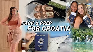 CROATIA PREP VLOG! ✈ packing in a carryon, body image chat, & travel routine | morgan yates 2023