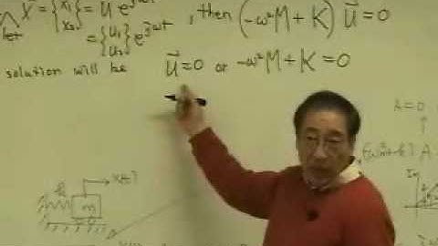 [Lecture 12-3: Multi Degree of Freedom System] Mechanical Vibration by Prof. Yang-Hann Kim at KAIST