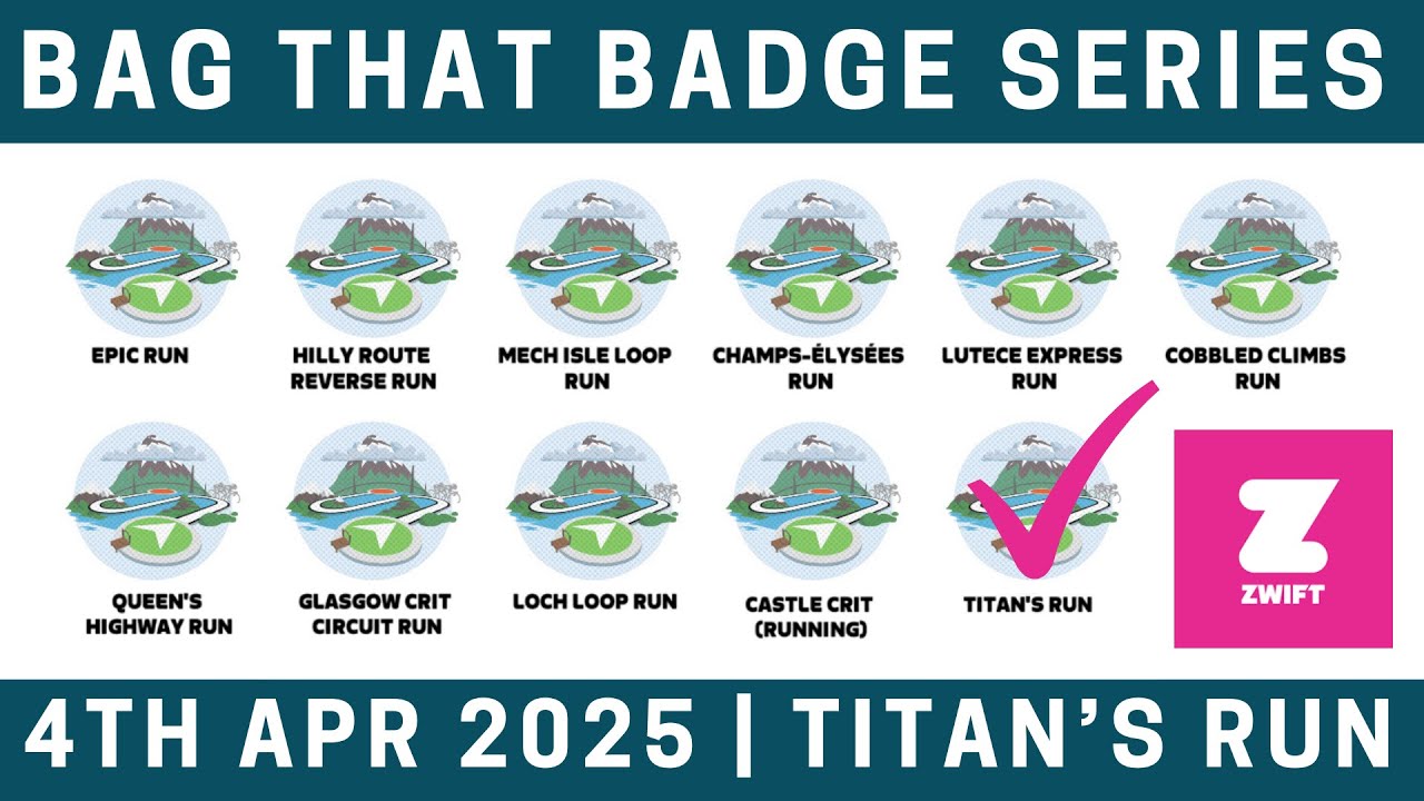 Bag that Badge| Titan's Run | Virtual FMR