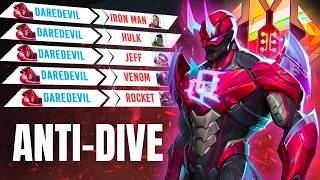 THIS is How to Play Around ANTI-DIVE with NERFED DAREDEVIL (still lost) | Marvel Rivals